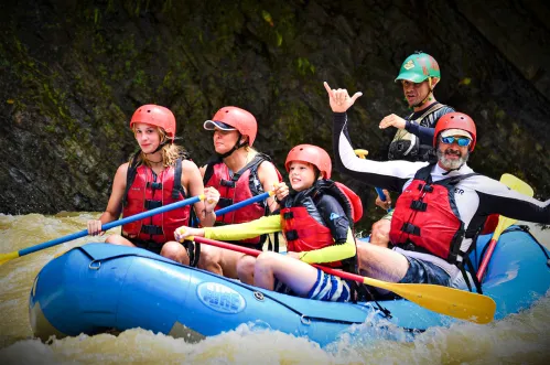 Naranjo whitewater rafting tour manuel antonio costa rica